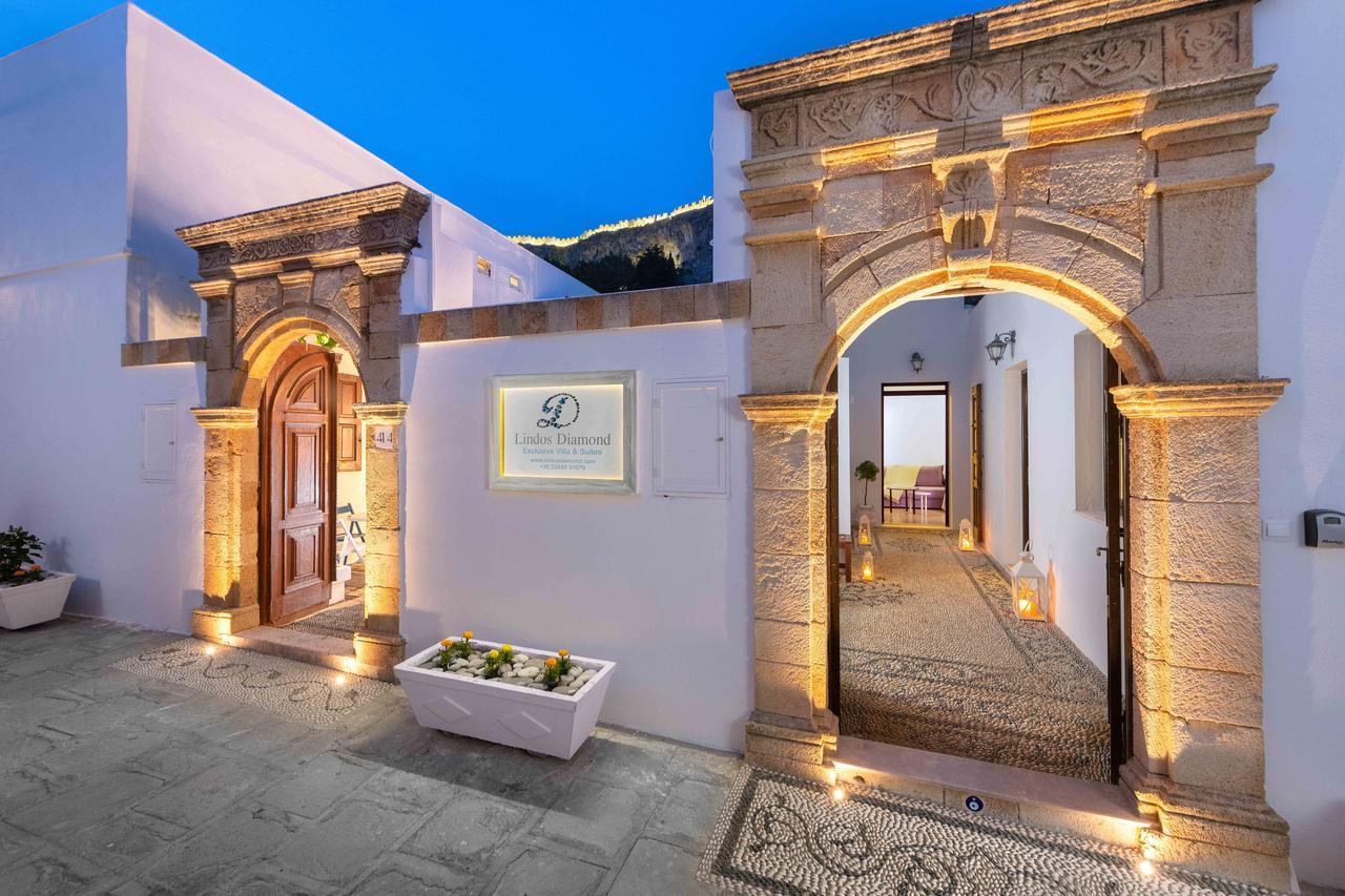 Lindos Diamond Exclusive Villa Exterior photo